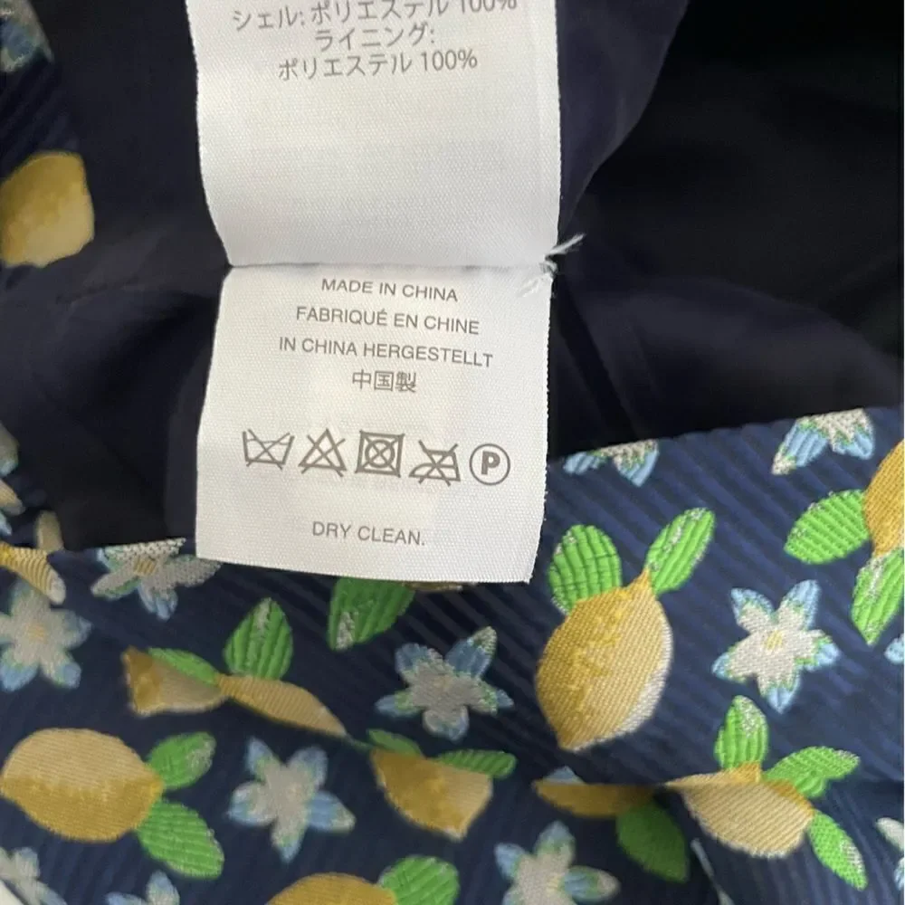 J.Crew V-Neck Sheath Dress in Lemon Jacquard 8 Tall